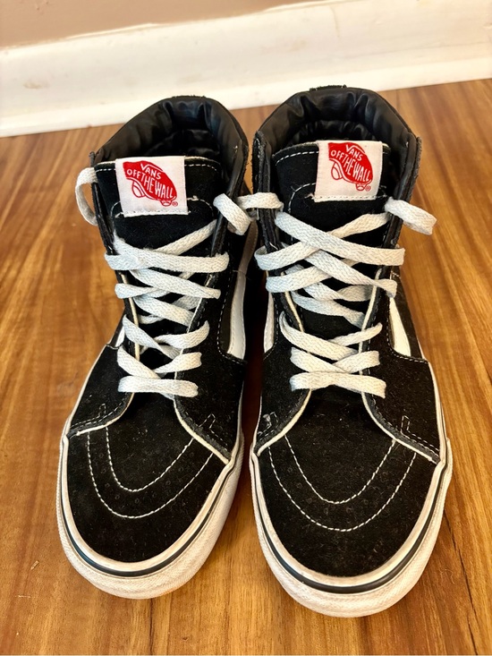 Vans Shoes - Vans Black and White High-Top Sneakers